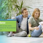 Couple and dog in bug free home