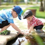 children playing
